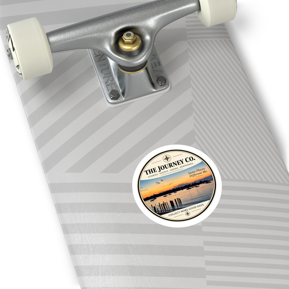 The Journey Co. Sunset Compass Sticker
